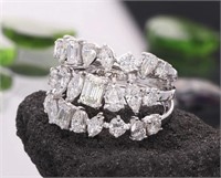 $ 11,480 3.00 Ct Multi Diamond Ring 18 Kt