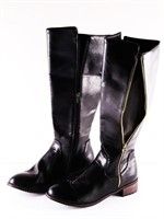 - Women'S Mid-Tube Boots With Side Zipper  - "48"