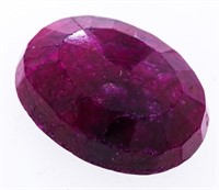Loose Gemstone - 15.50 Ct. Oval Cut Natural Ruby