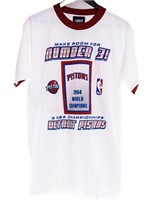 NBA 2004 Pistons World Champions Collector T Size