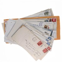 Group Of Approx. 30 Stamp Cover Envelopes, Mixed.