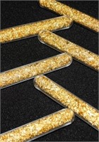 6 Golden Flakes Vials