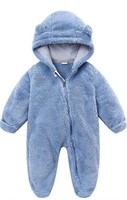 New Baby Fleece Footie Snowsuit Winter Onesie