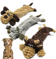 New Squeaky Dog Toys Indestructible, No Stuffing