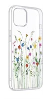 New Garden Flowers Case for iPhone 14 Plus Clear