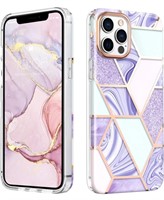 New MATEPROX iPhone 12 Pro Max case,Marble Design