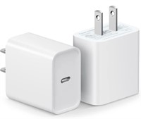 New iPhone 14 Charger Block [2 Pack] 20W USB C