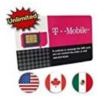 New T-Mobile Prepaid SIM Card USA (50GB), Canada