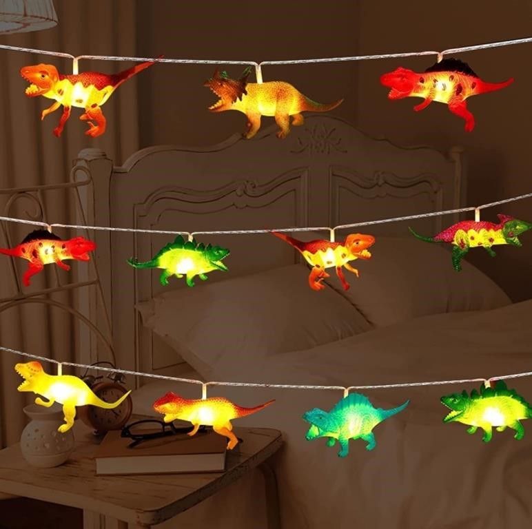 New Hoolight String Lights with Bright Dinosaurs