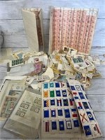 Lot of vintage post stamps