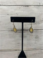 Yellow avon earrings