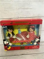 Mini and mickey mouse barbies