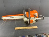 STIHL MS 170 chain saw used very little