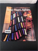 Leisure Arts Scrap Happy Afghans 666