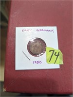 1950 East Germany 1 Pfennig