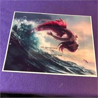 Unique Art Print mermaid 8.5x11  packaged