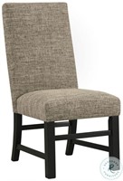 Sommerford Black and Brown Dining Chair Set of 2