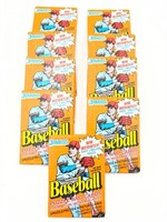 Unopened vintage baseball card packs