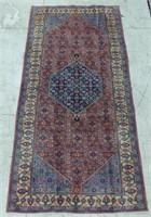 ARDEBIL HAND KNOTTED WOOL RUG, 9'9" X 4'7"