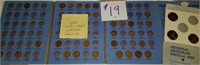 26 Lincoln Head Pennies & Empty Coin Cases