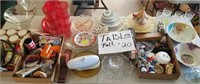 Table Full Household-Chip & Dip Bowl, Glasses,