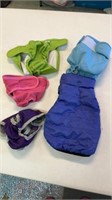 Small female doggie diapers and a jacket