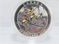 2015 RCM WINTER FREEZE $20 FINE SILVER COIN