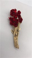 1 Dozen Roses Brooch Pin Dm 97