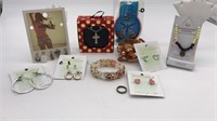Assorted Jewelry Aromatherapy Bracelet, Earrings