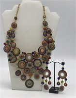 Costume Necklace & Earrings Set
