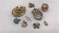 Assorted Jewelry - Locket & Charms / Pendants