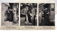 3 Vintage Funny Postcards (1908) Featuring The