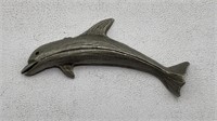 Pewter Dolphin Figure Tiny
