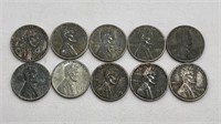 10 World War Ii Steel Pennies