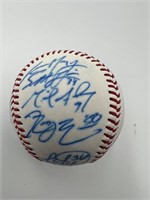2007 team ball signed by Indians AA - Akron Aeros