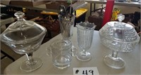 5 pcs Antique Glassware