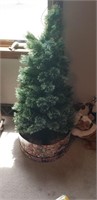 Tree in Christmas Hat Box