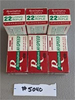 6 boxes Remington Hi Speed 22 LR