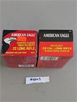 American Eagle 2 Boxes 500 Round Brick 22 LR