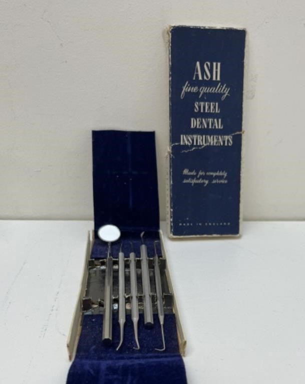 5 VTG Ash Steel Dental Instruments England