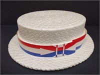 2 Vtg Styrofoam Campaign Hats .Made in USA