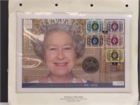 RARE Queens Golden Jubilee Stamps & Coin