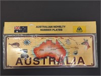 Novelty Australian License Plate.