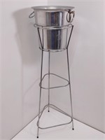 Stainless Champagne Bucket with Stand
