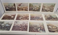 12 American Civil War Prints