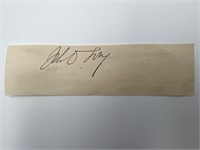 T Roosevelt McKinley’s Sec of Navy autograph