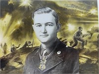 WWII Medal of Honor Machine Gunner autograph