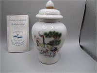 Vintage Delfts Small Vase w/ Lid