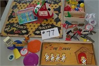 Vintage Games & Toys, Chines checker Board,