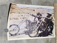 Vintage 1969 Easy Rider Gerard King Dot Poster.ND4